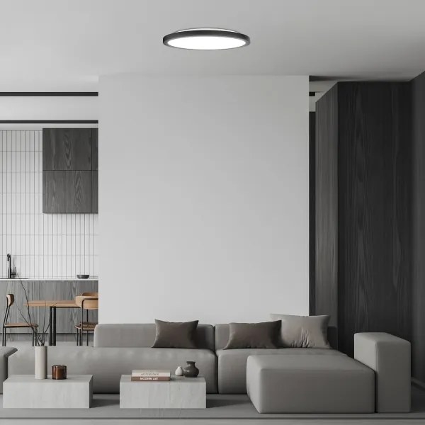 Rabalux 71097 - GONZALO LED mennyezeti lámpa 36W, 40 cm, fekete