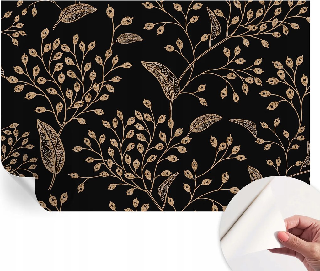 Prémium fali öntapadós fotótapéta Botanikus elegancia 152x104 cm