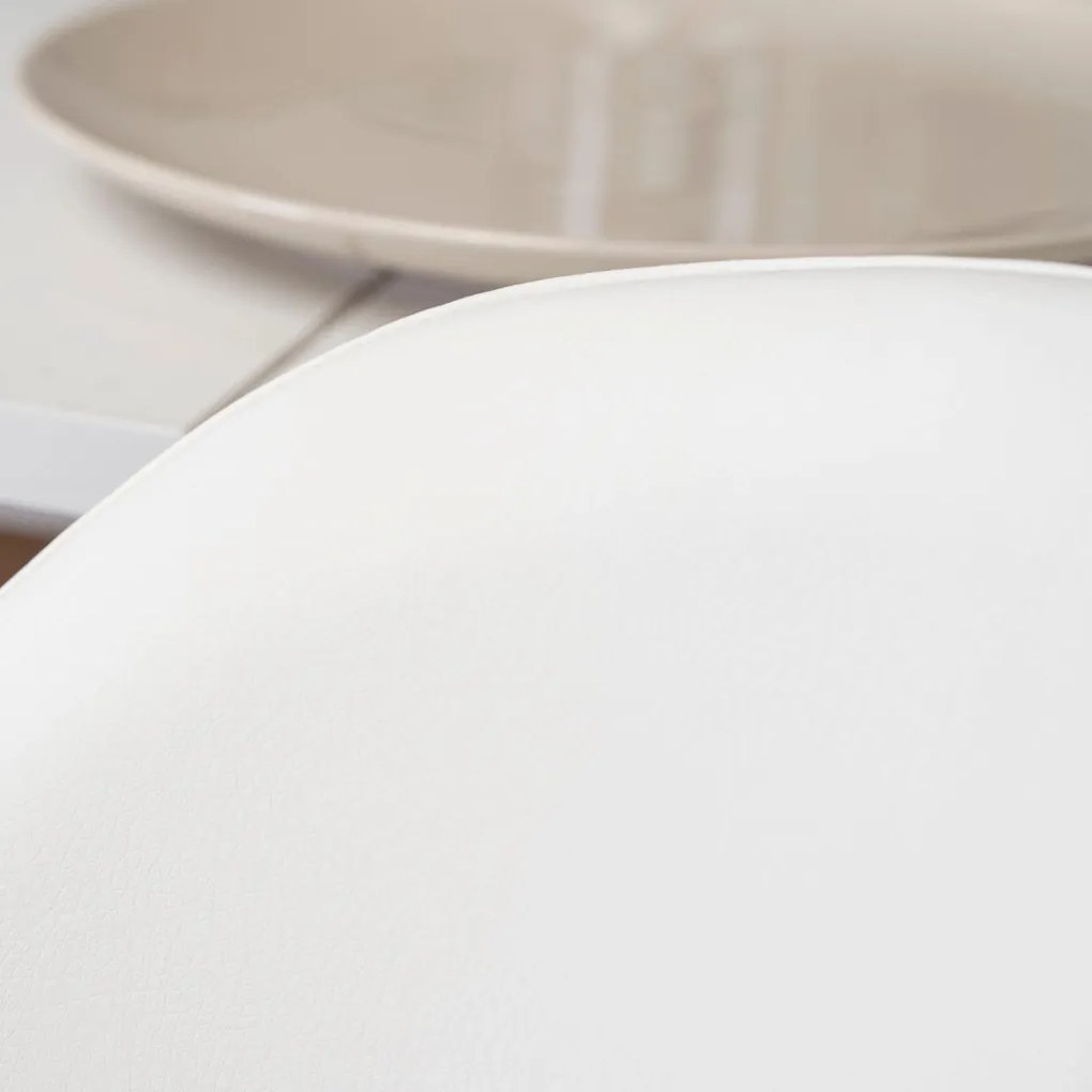 Fehér Eco-bőr Étkezőszék WILLY