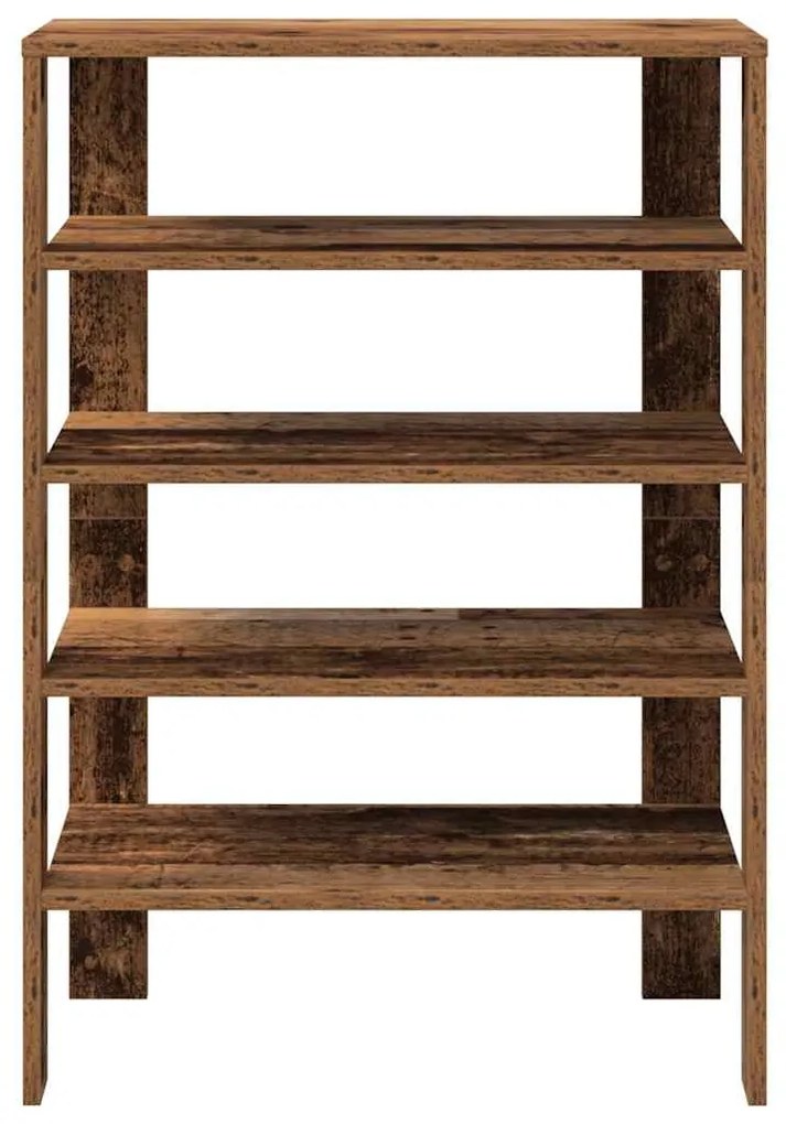 antik fa szerelt fa cipőtartó 61x32x87,5 cm