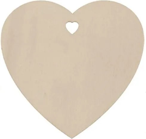 Szívecske Karácsonyi Fa Medál 5cm