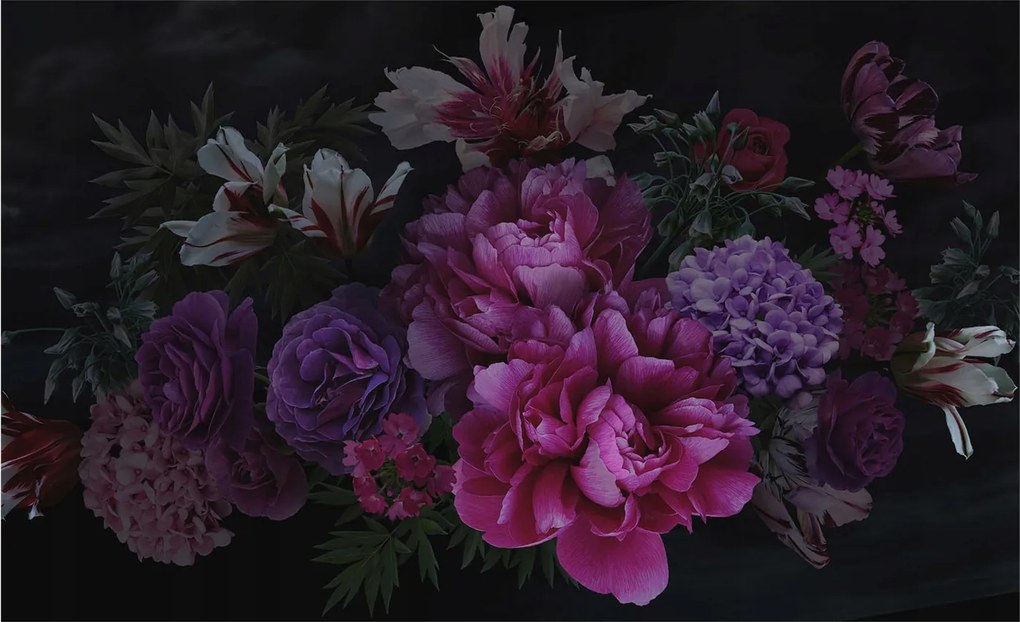 Stílusos Dekoratív fotótapéta Flizelin Virágos elegancia 416x254