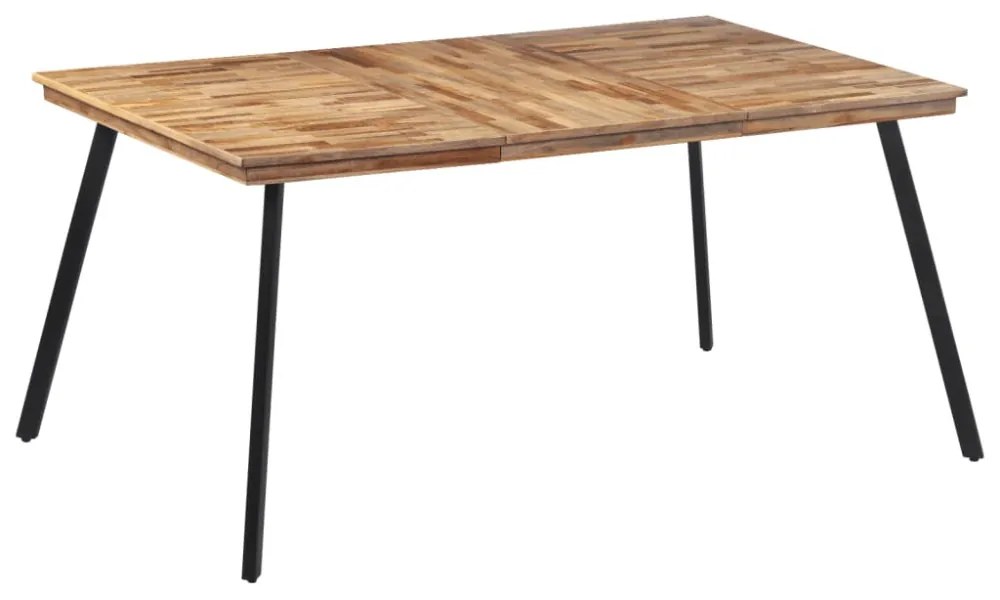 tömör tíkfa étkezőasztal 169 x 98,5 x 76 cm