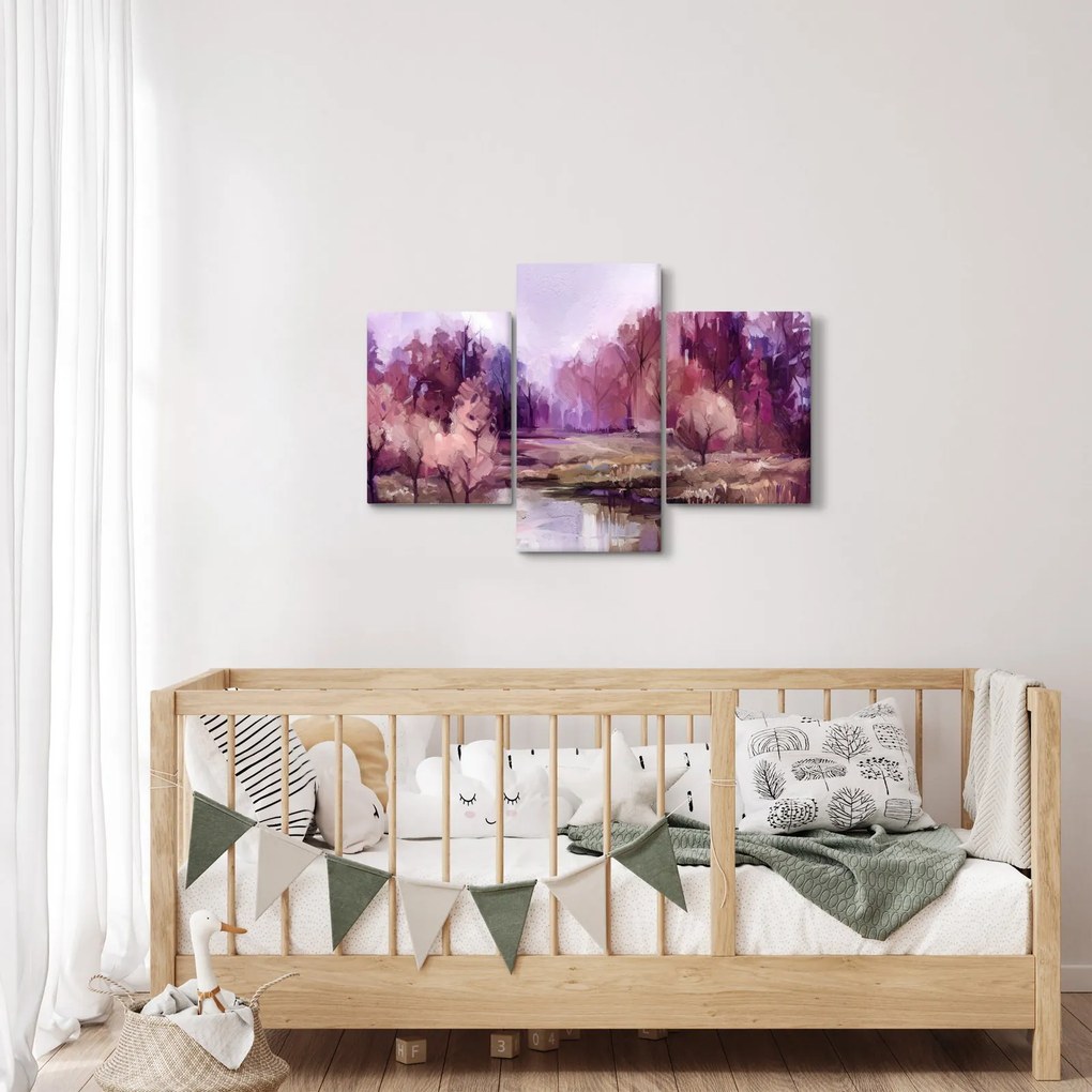 Kép - Őszi tájképfestés (90x60 cm)