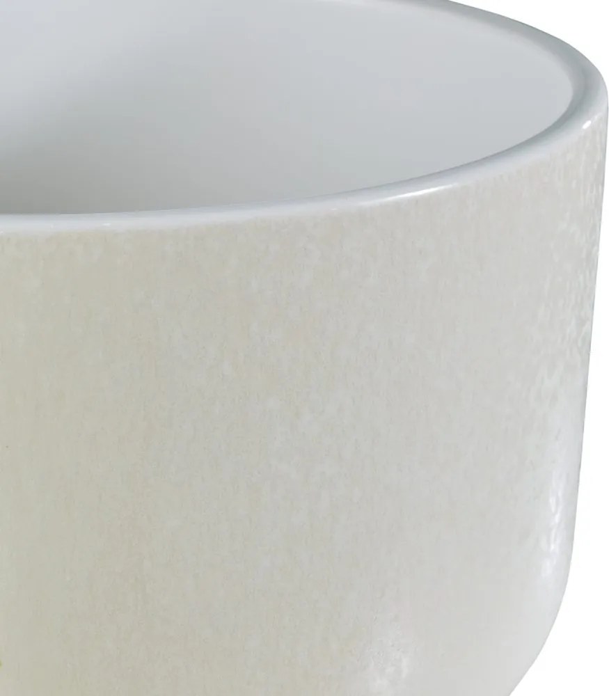 PLANT BOWL kaspó 26cm, fehér