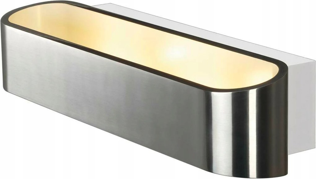 Slv Big White Asso 300, fali lámpa, Led, 3000K, ovális, szálcsiszolt