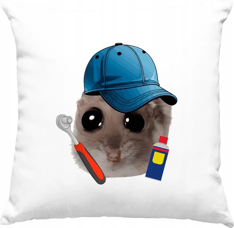 Hörcsög párna Mem Wiral Mechanikus Fehér