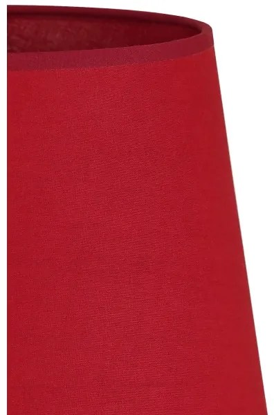 Duolla - CLASSIC M E27 asztali lámpa búra, 24 cm, piros