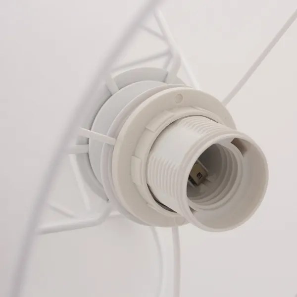 Asztali lámpa  BASKET 1xE27/60W/230V fehér