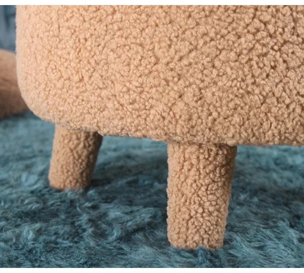 Gyerekfotel PIXI, átmérő 46 cm, barna