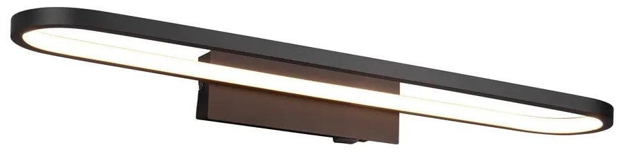 Matt fekete LED fali lámpa (hosszúság 60 cm) Gianni – Trio