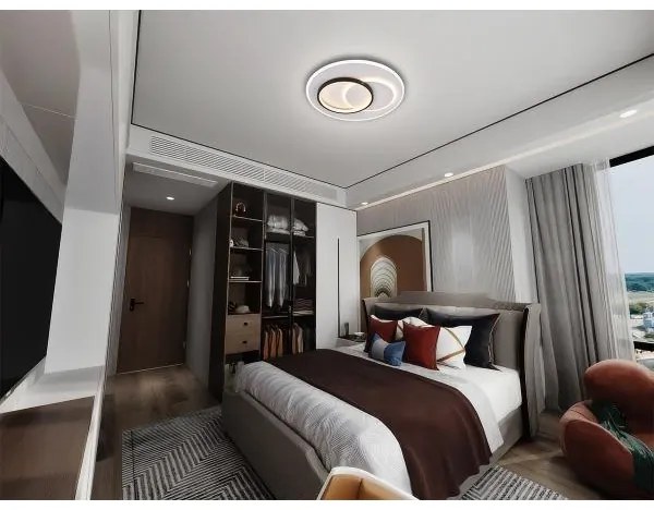 LED Dimmelhető mennyezeti lámpa LED/85W/230V 3000-6500K + távirányítás