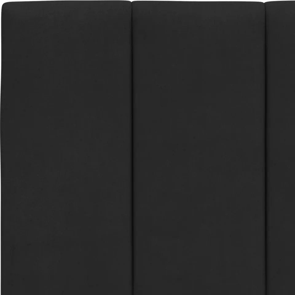 fekete bársony fejtámla párna Hanko 200 cm