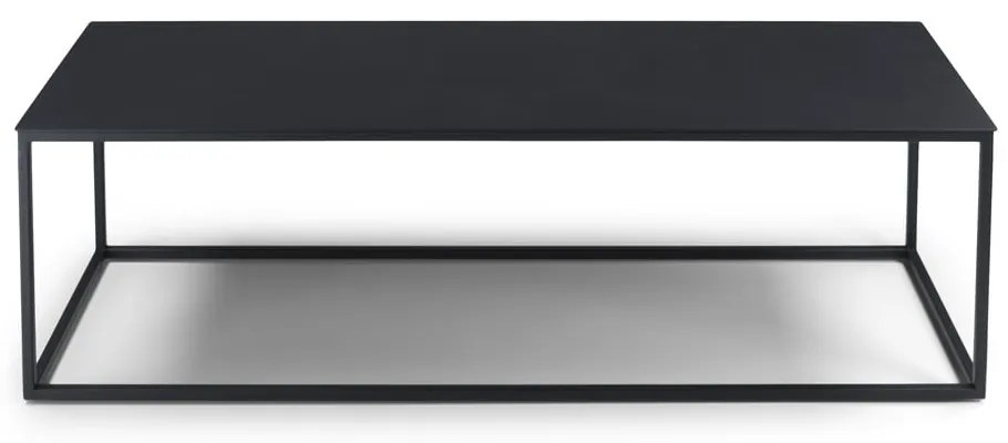 Fekete fém dohányzóasztal 40x120 cm Store – Spinder Design