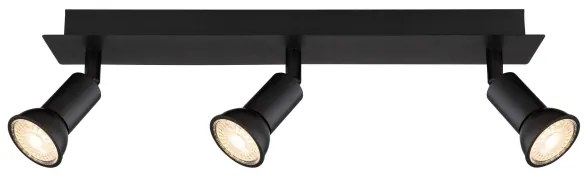 Globo 57998-3 - Spotlámpa DREW 3xGU10/35W/230V fekete