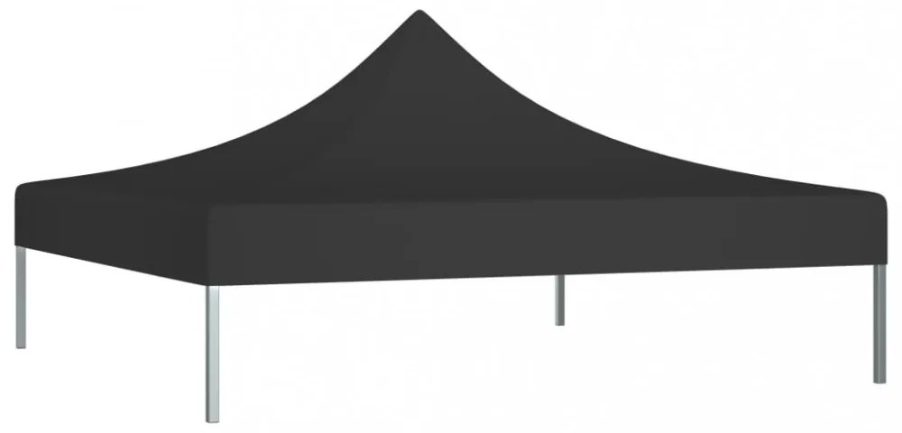 fekete tető partisátorhoz 3 x 3 m 270 g/m²