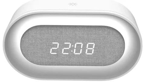 KAJA LED/1,3W/5V 3000K állítható éjjeli lámpa ébresztővel