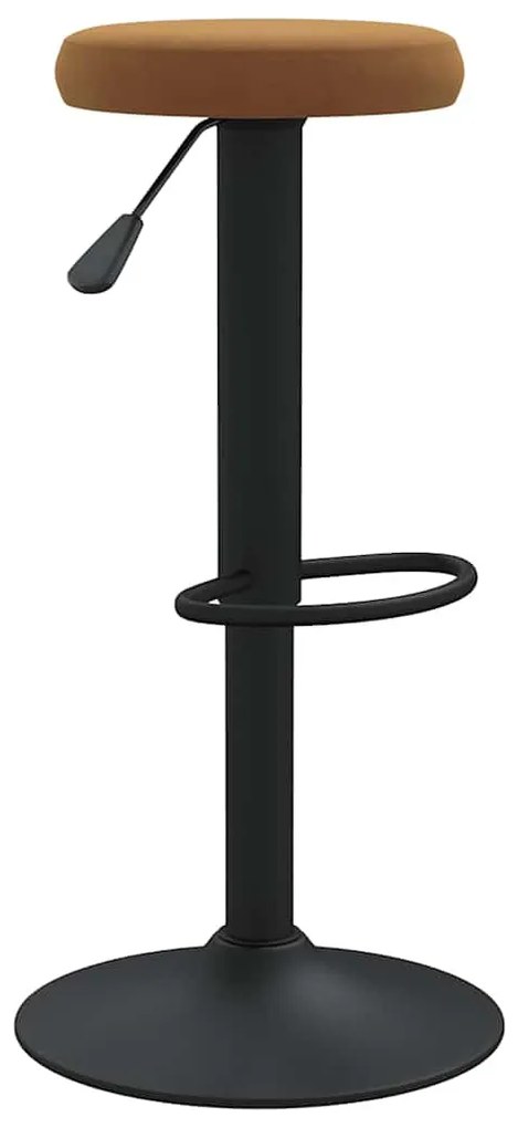 2 db barna bársony bárszék