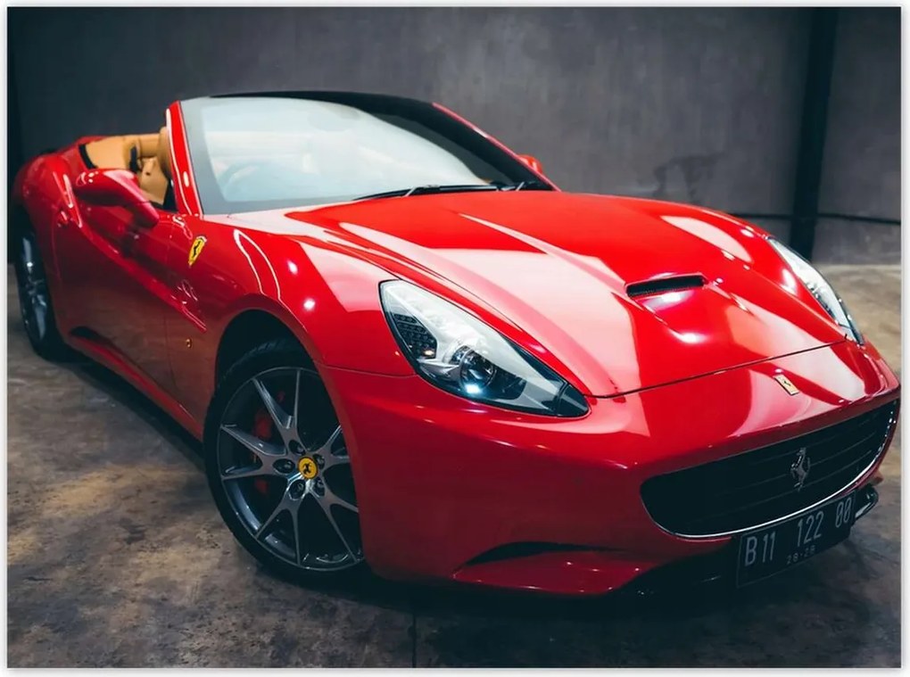 Poszterek 135x100 Ferrari Cabrio kabrió