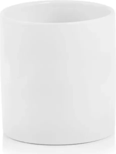 Kerámia kaspótakaró fehér virágdísz 13,5 cm