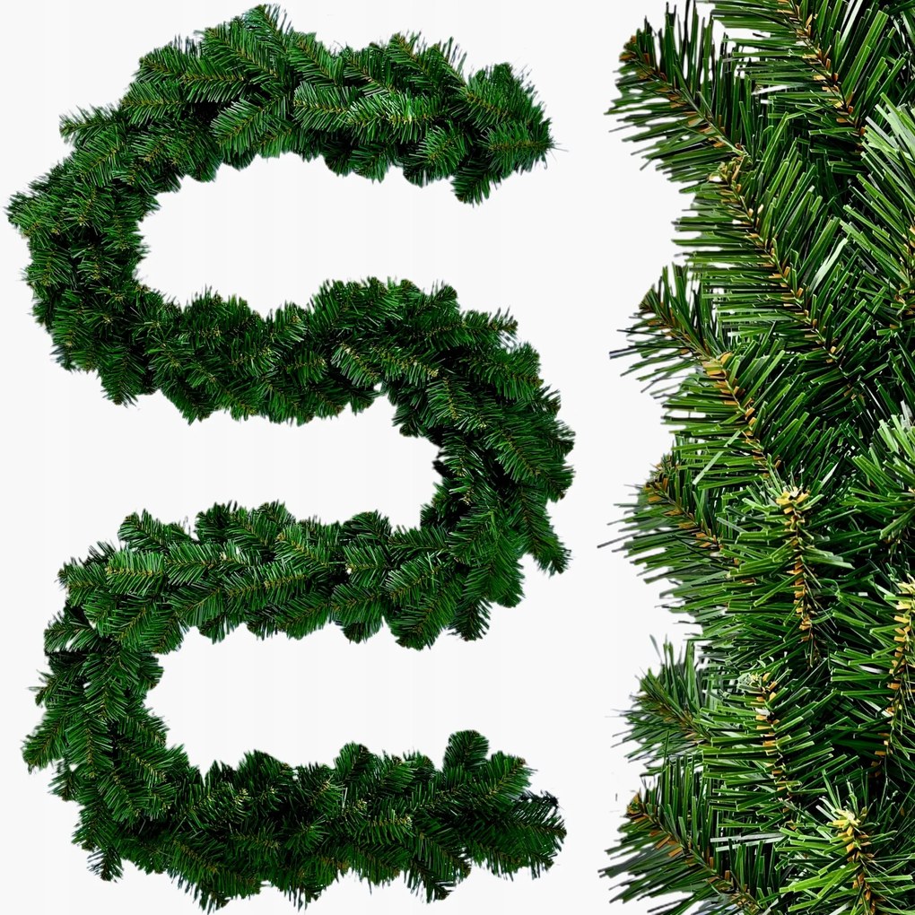 Girland 6m(2x300cm) karácsonyfa Girlandok karácsonyi lánc Sűrű, Mint Az Élő