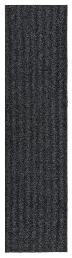 antracitszürke koszfogó futószőnyeg 100 x 400 cm