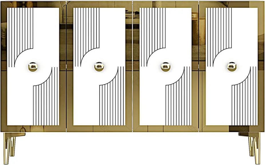 Pega 120 - White, Gold