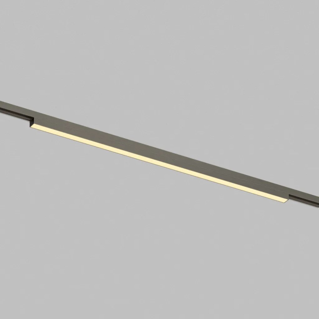 DK/EU-5752-DN Shine Track light, LINEAR 3000 series, L601*W19*H27, LED, 48V DC, 24W, RA≥90, 3000K, IP20, dark nickel color, aluminum — DK/EU-5752-DN