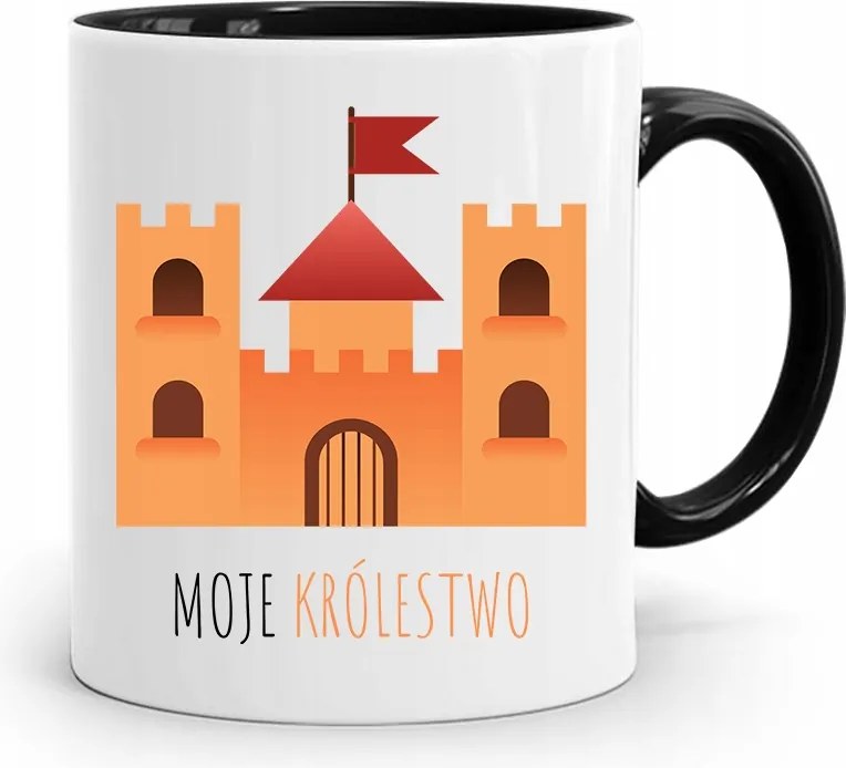 Fekete Bögre Gyerekeknek Az Én Birodalmam +név fényképes nyomattal