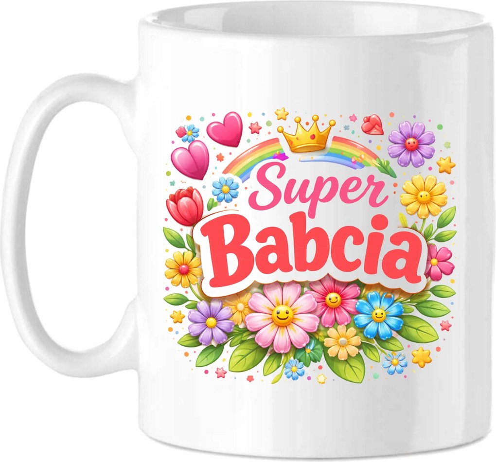 Szuper Nagymama Bögre Kedves Nagymama és Nagypapa Napja Ajándék