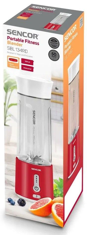 Sencor SBL 134RD smoothie mixer, piros