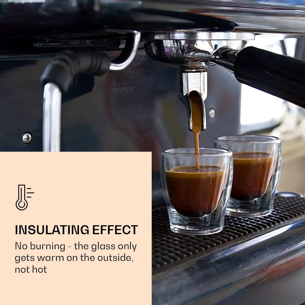 Feelino DUOS, duplafalú pohár, 200 ml, kanállal