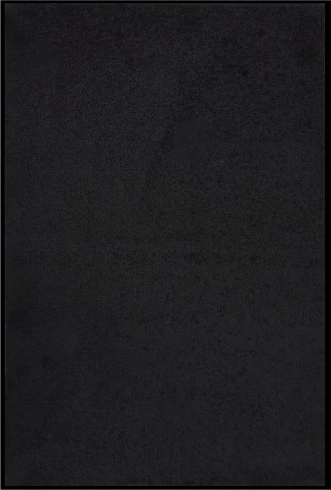 vidaXL fekete lábtörlő 80 x 120 cm
