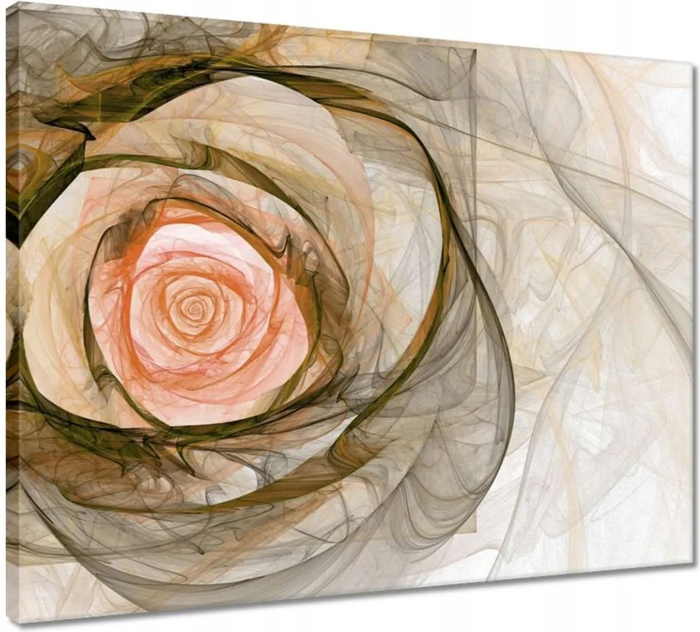 Vászonkép 50x40 Absztrakt rózsa virág