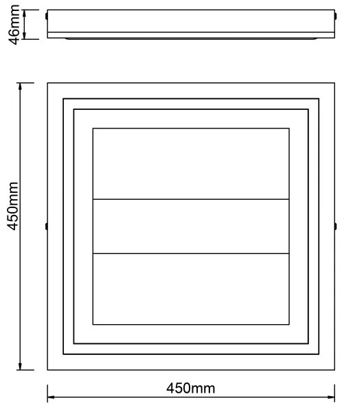 Brilliant-LED Dimmelhető mennyezeti lámpa RHEA LED/24W/230V
