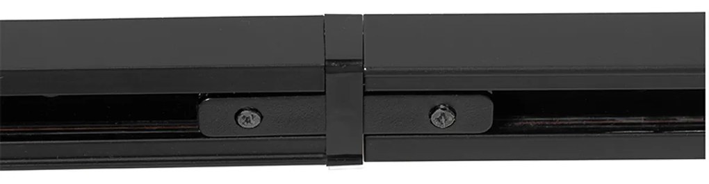 Ipari sínrendszer fekete 5 spotlámpával, 1 fázisú - Suplux