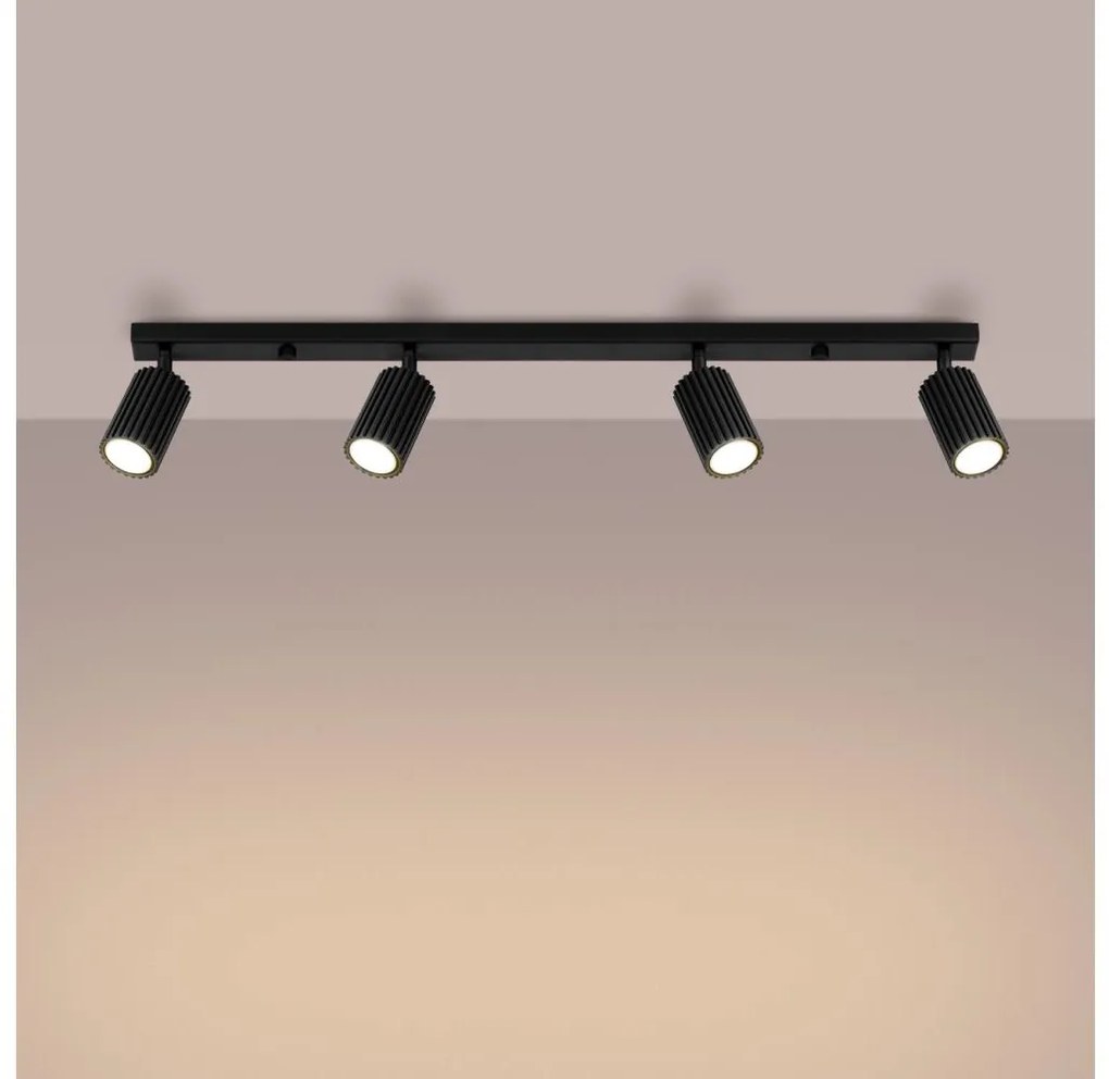 Brilagi - Spotlámpa CRESTO 4xGU10/10W/230V fekete