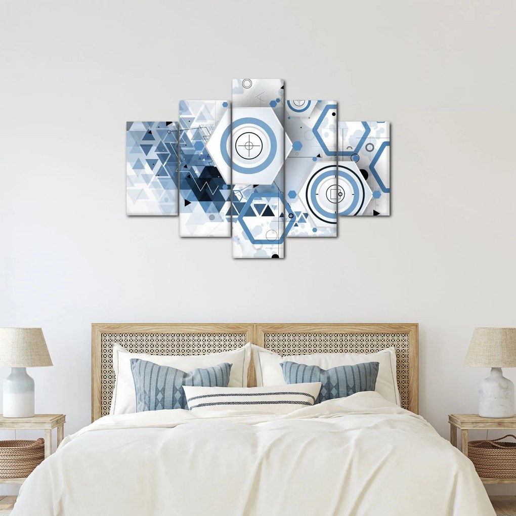 Kép - Geometriai absztrakció (150x105 cm)