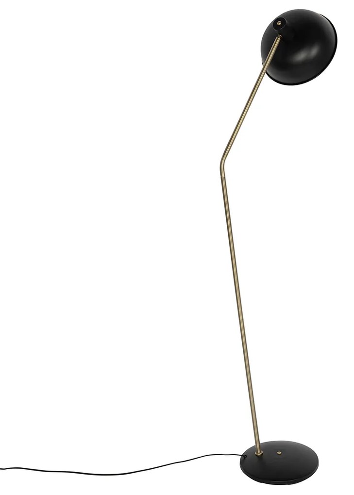 Retro állólámpa fekete bronzzal - Milou