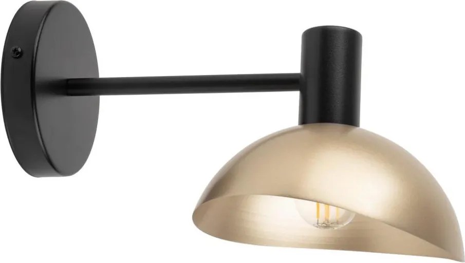 Fali lámpa ARTIS 1xE14/40W/230V fekete/arany