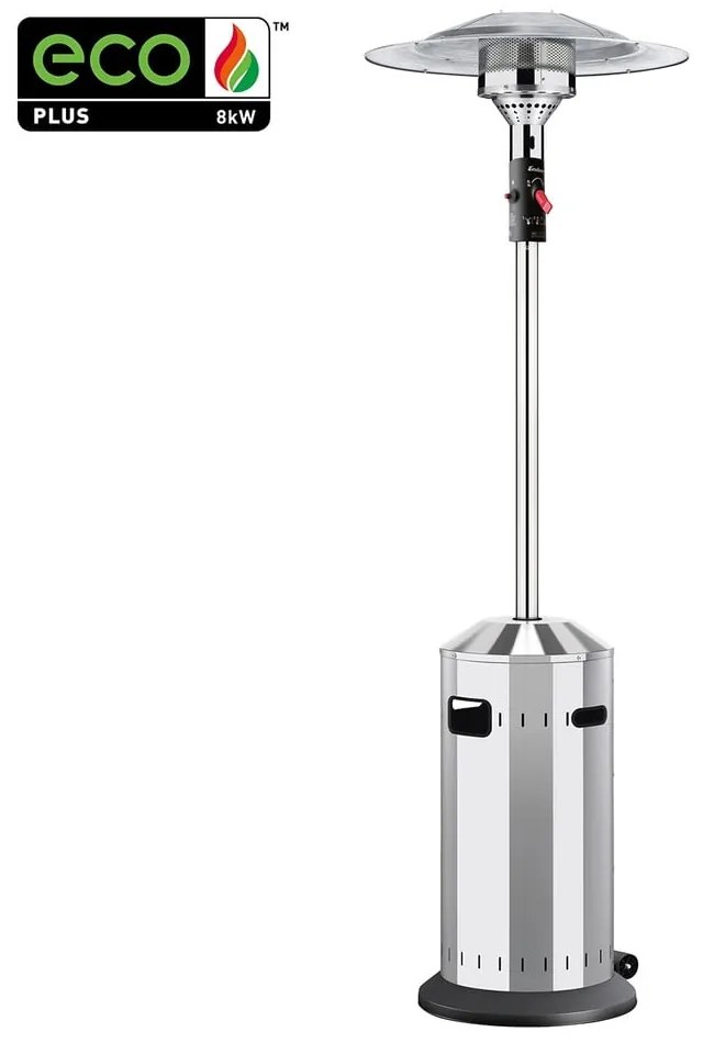 Elegance ezüstszínű gáz hősugárzó - ENDERS