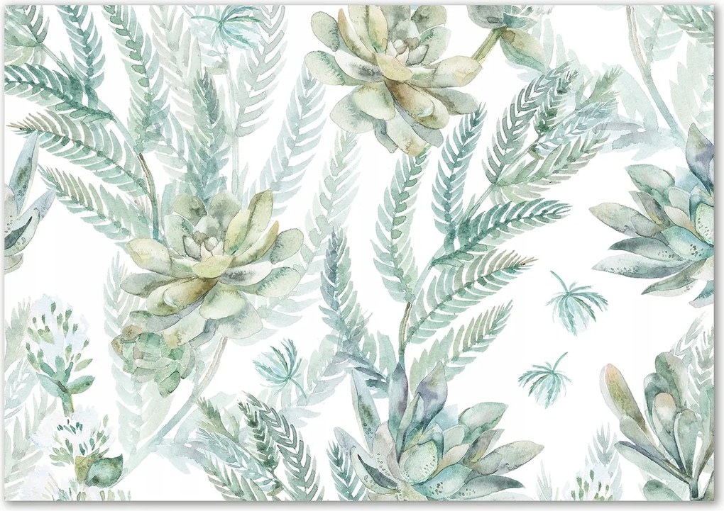 Üveg konyhai panel Virágok és levelek Ragasztó Ingyenes