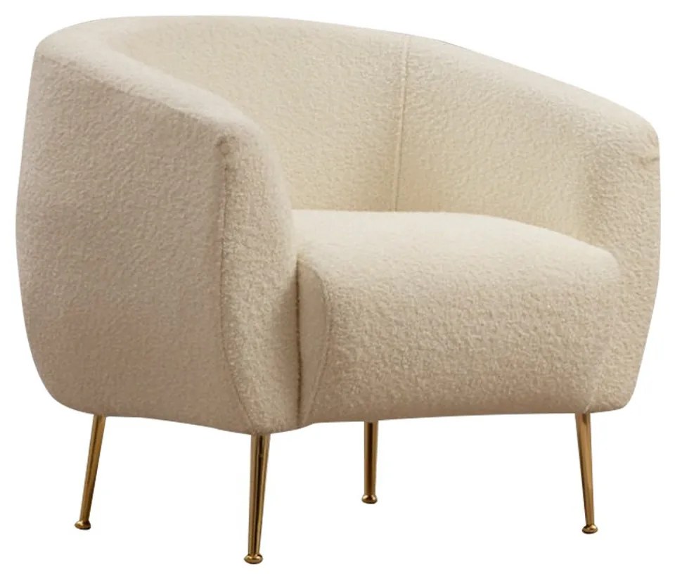 Eses Cream Bouclette fotel