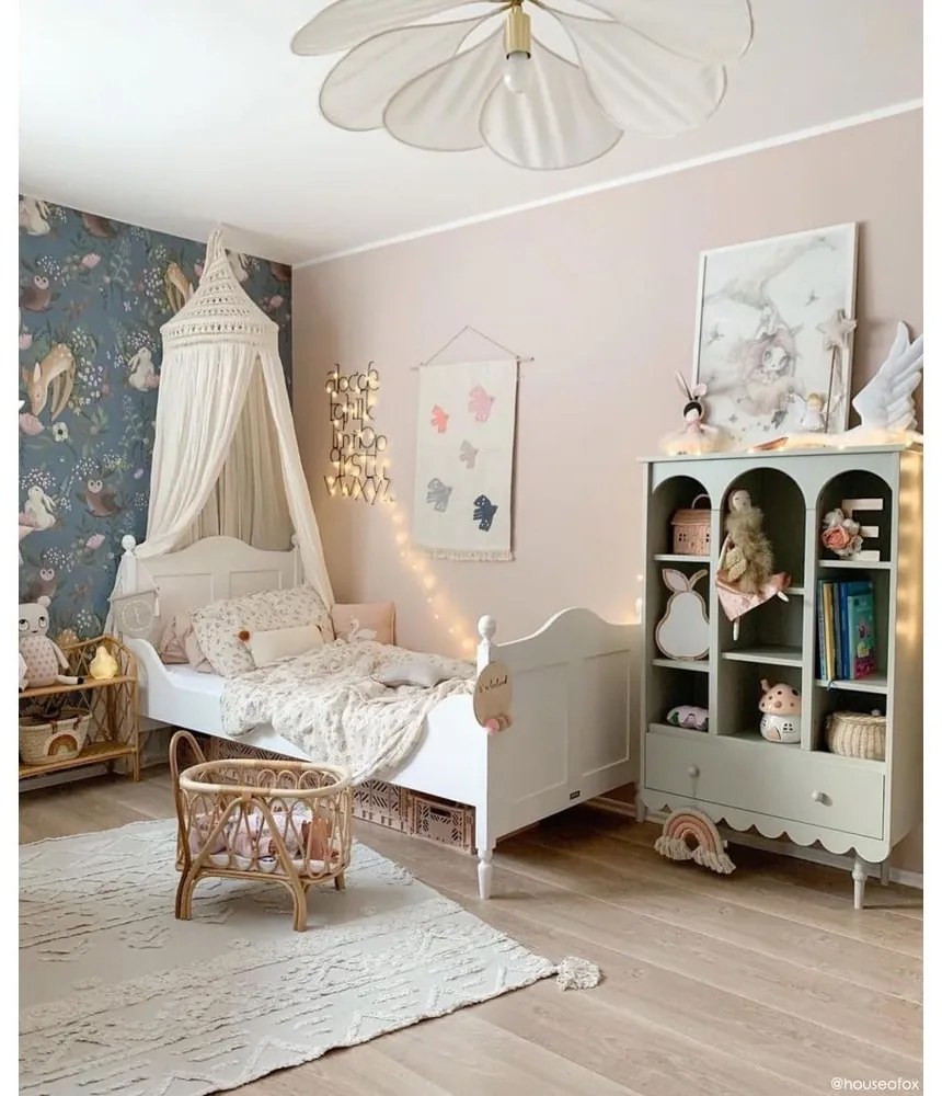 Fehér mosható kézi szövésű pamut szőnyeg 120x160 cm Tribu Natural – Lorena Canals