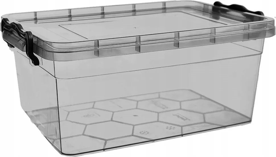 Ételtároló Edény Fedő Szürke Konyhai Tároló Rendszerező 5 L