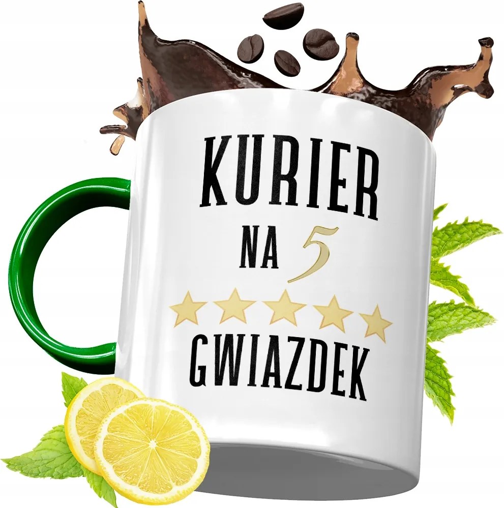 Zöld Bögre Futárnak Születésnapi Ajándéknak, fényképes nyomattal