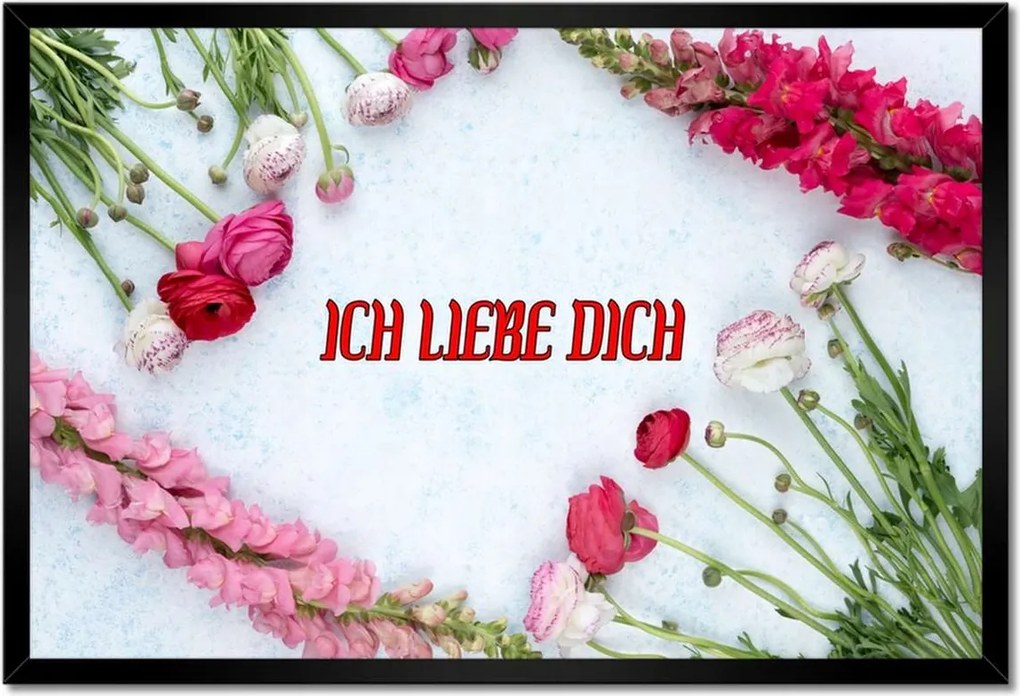 Poszterek keretben 60x40 Nőnap Ajándék Love