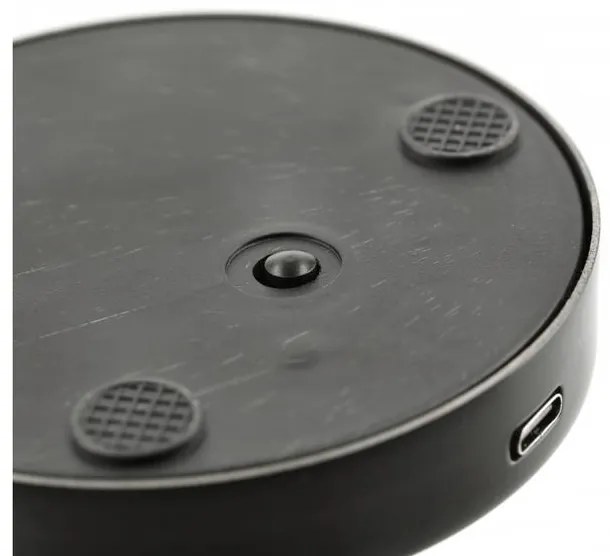 Lámpa Asztali Monum, 3W, 200lm, DC 5V, 1A,3000 K, 3 fokozatú fényerő, akkumulátor 1800 mAh, fekete