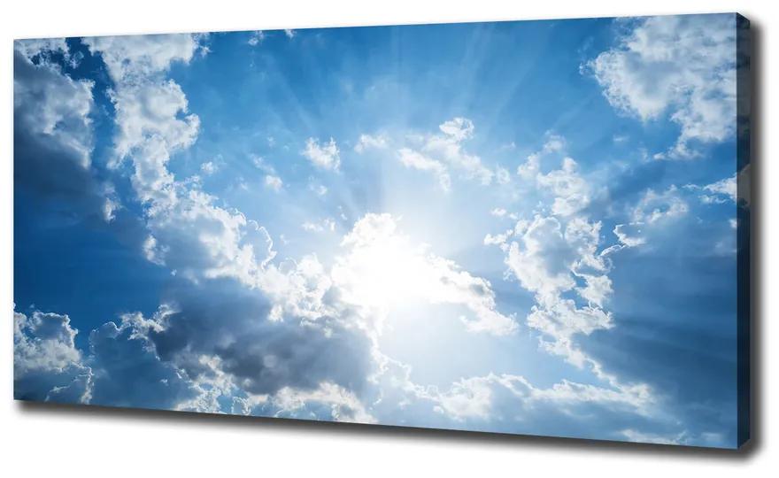 Vászon nyomtatás Felhők az égen pl-oc-140x70-f-85315941