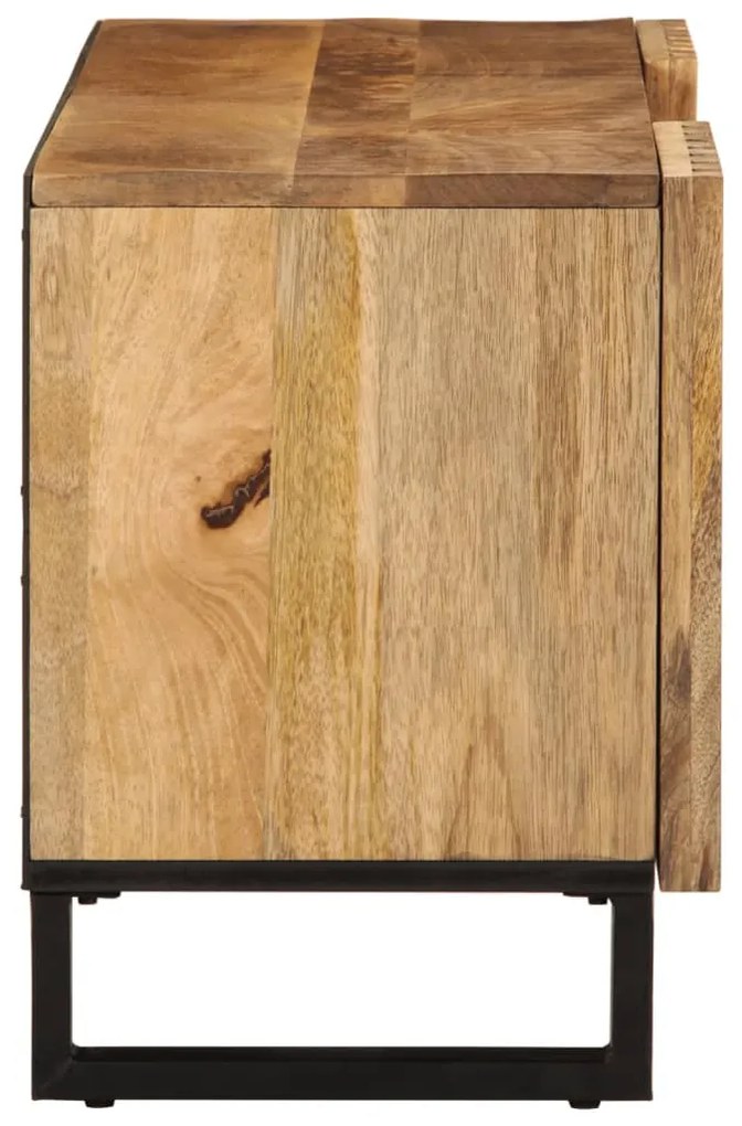 tömör nyers mangófa TV-szekrény 105 x 34 x 46 cm